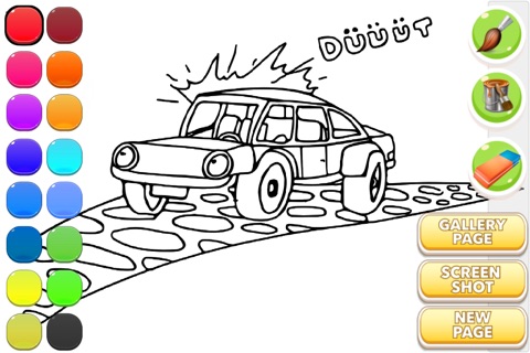 Sport Car Coloring Book screenshot 2