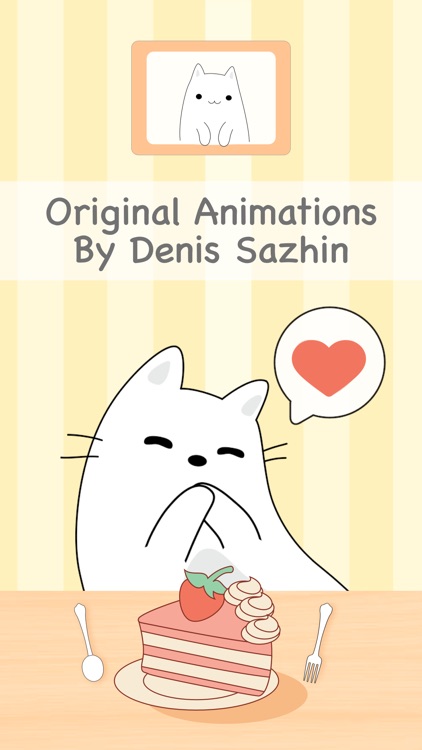 Yuki Neko - Animated Kitty Cat Fun Pet Stickers screenshot-2