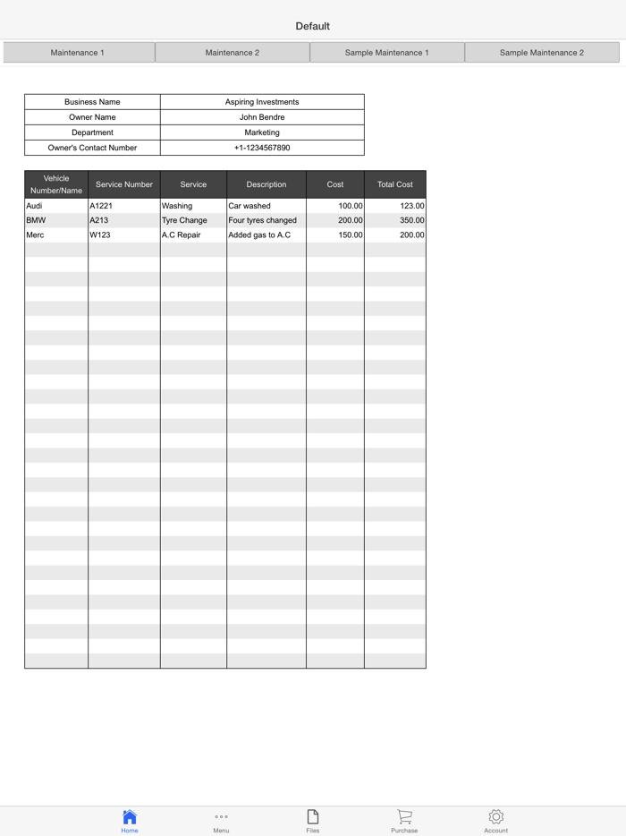 Vehicle Maintenance Pro