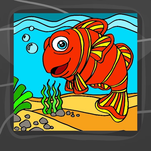 Underwater Coloring Book App icon