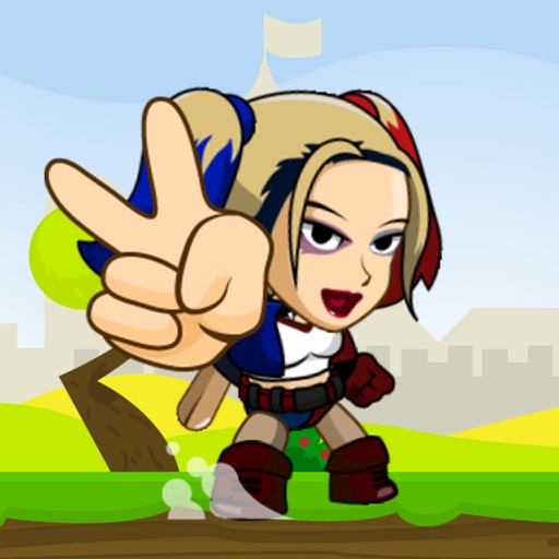 Runner Girl Game Icon