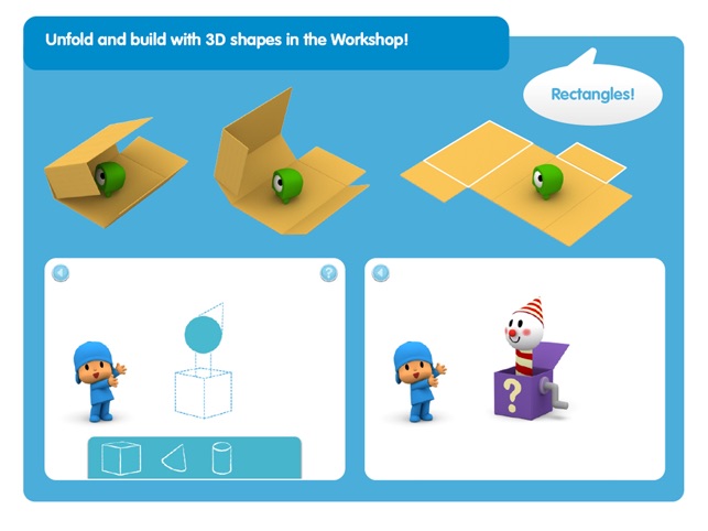 Pocoyo Playset -  3D Shapes(圖2)-速報App