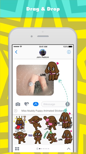 Miss Muddy Puppy Animated贴纸，设计：Beardownize(圖3)-速報App