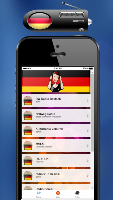 A+ Deutschland Radios - Deutschland Radios LiveScreenshot von 1