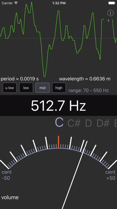 Sound Analysis Oscilloscope Screenshot 3