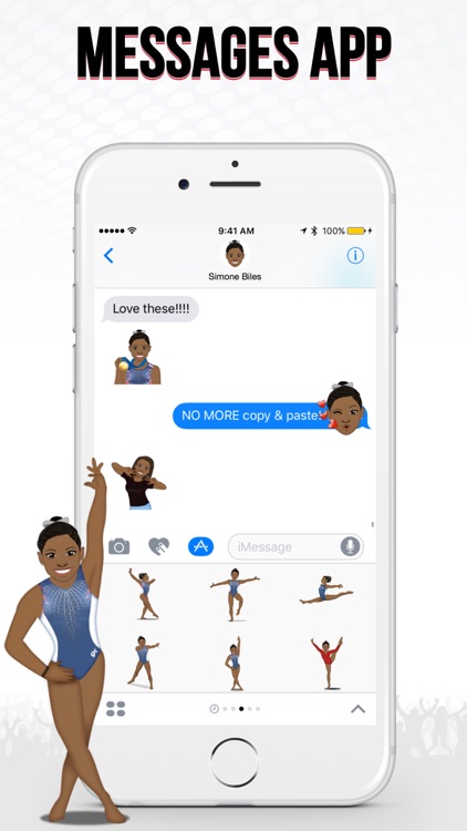 Simoji by Simone Biles screenshot-3