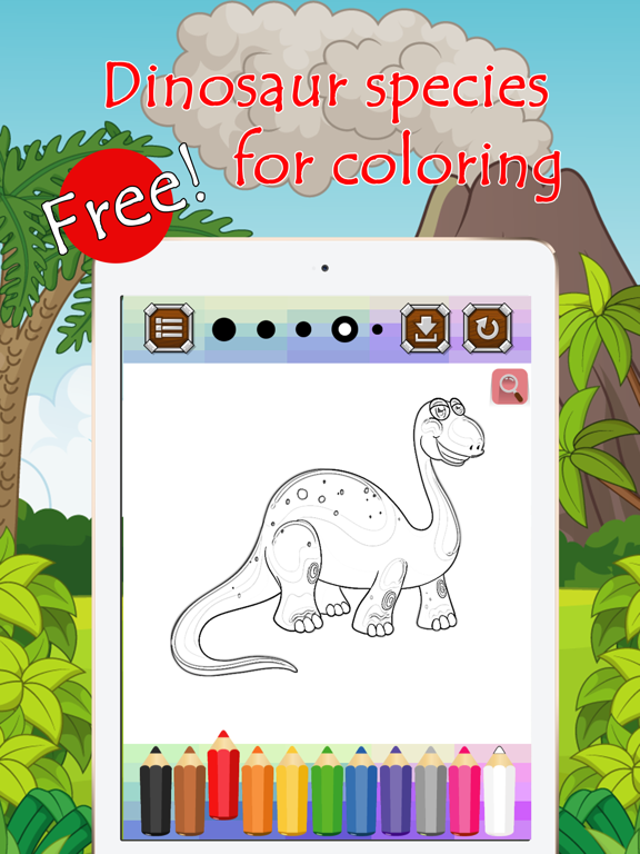 Dinosaur Coloring Book Paint Games For Kids Free App Price Drops