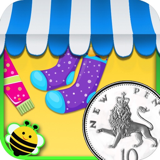 My Store - GBP coins (£) learning game for kids iOS App