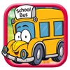 Kids Game Coloring Page School Bus Version