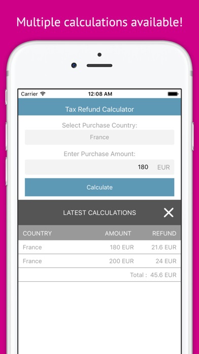 How to cancel & delete Tax Refund Calculator - Tax Free from iphone & ipad 4