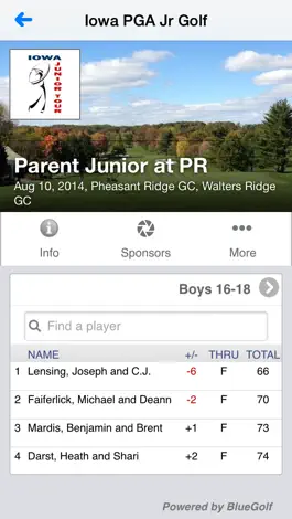 Game screenshot Iowa PGA Junior Golf apk