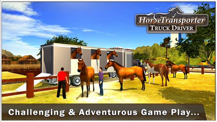 Horse Transporter Truck Driver & Cargo Delivery screenshot-4