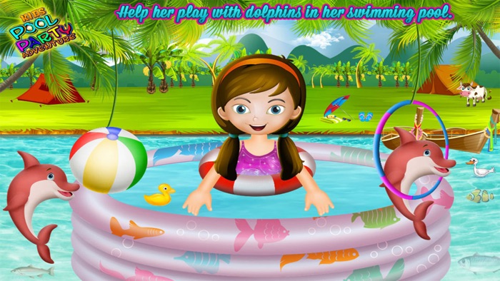 孩子们 泳池派对 冒险