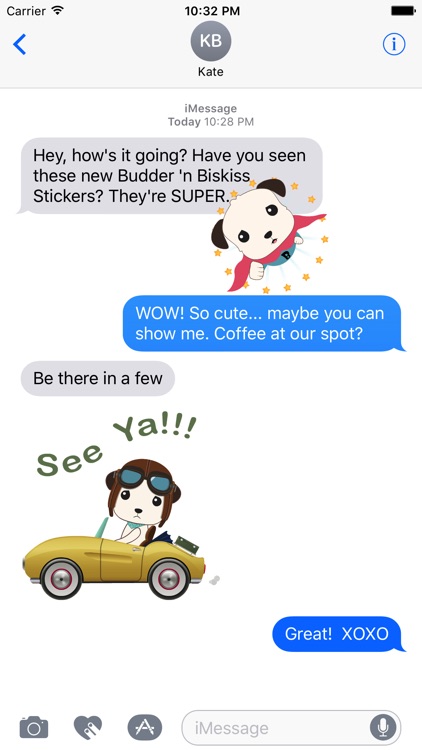 Budder 'n Biskiss® Animated Stickers