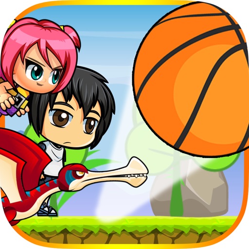 Children VS Basketball - Rolling & Bouncing Ball Icon