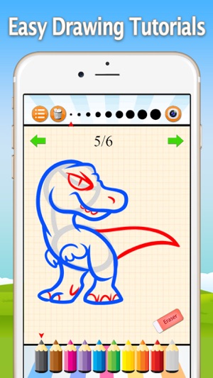 How to Draw Dinosaurs - Dino Drawing and