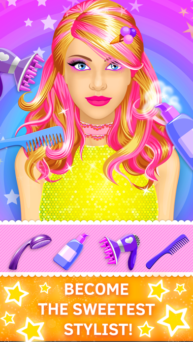 How to cancel & delete Candy Salon: Makeover Games for Girls from iphone & ipad 4