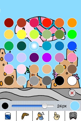 Aquarium Coloring ~Ocean life~ for iPhone screenshot 2