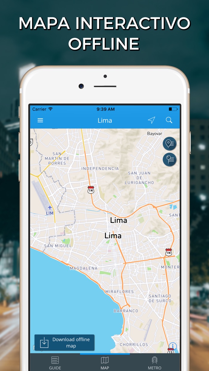 Lima Guía de Viaje con Mapas Offline