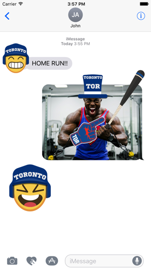 Toronto Baseball Stickers & Emojis(圖2)-速報App