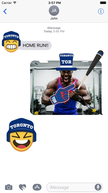 Toronto Baseball Stickers & Emojis