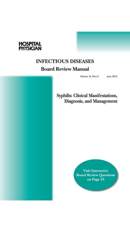 Infectious Diseases Board Rev