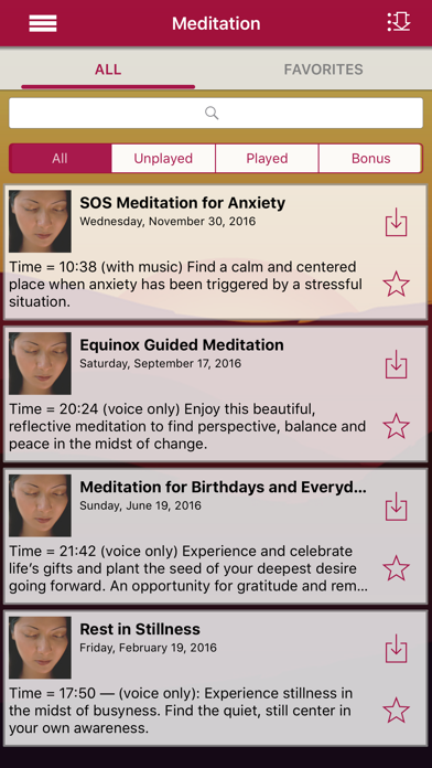 Meditation Oasis App review screenshots