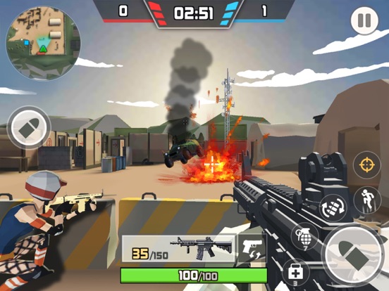 Battle Island:Pixel PvP FPS screenshot 3