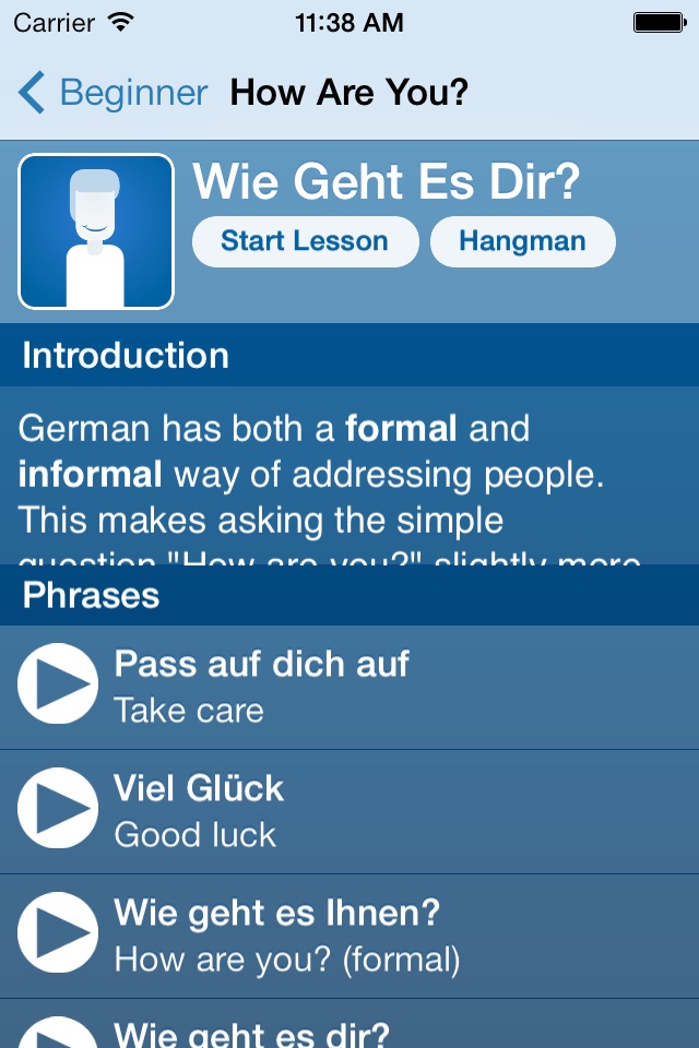 Learn German - Wie Geht's screenshot 3