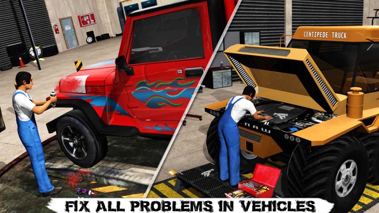 Monster Truck Mechanic Simulator: Repair Shop PRO screenshot-3