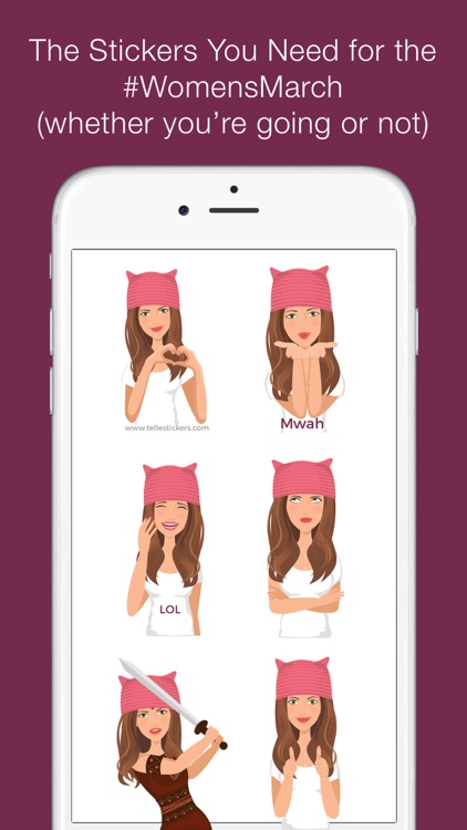 T’elle-Kate: Women's March Stickers