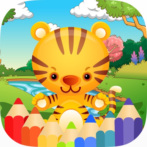 Animal Cute Coloring Book iOS App