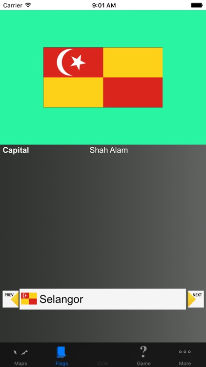 Malaysia State Maps and Flags