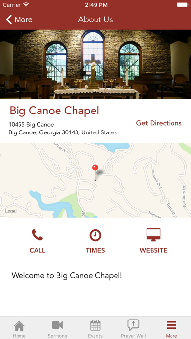 Big Canoe Chapel screenshot 4