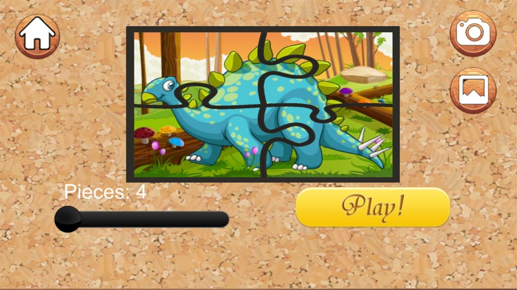 Dino Jigsaw Puzzles pre k 7 year old activities screenshot-4