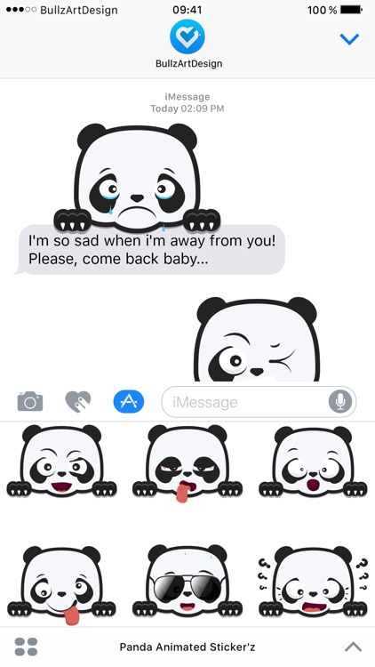 Panda Animated Sticker screenshot-4