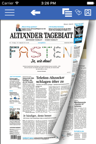 TAGEBLATT E-Paper screenshot 3