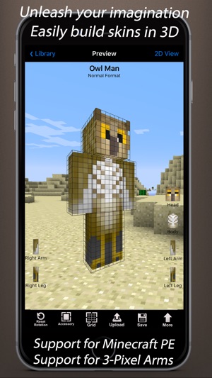 Skin Creator 3D for Minecraft