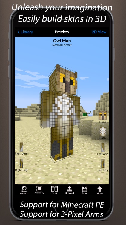 Skin Creator 3D for Minecraft