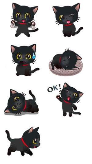 Best Black Cat Stickers(圖5)-速報App