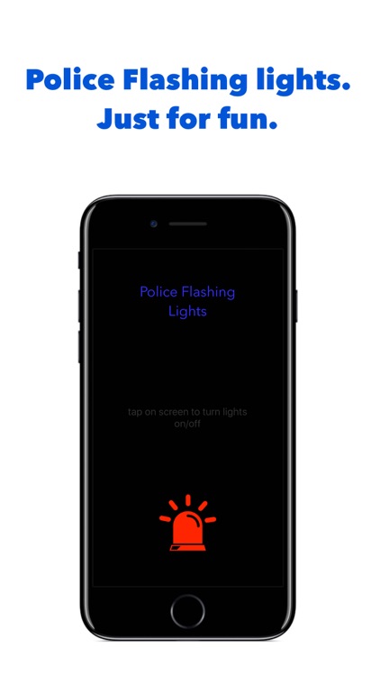 Police Siren and Flashing Lights