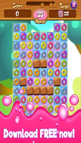 Game screenshot Donut Blast Legend Delicious Gummy Match 3 Game hack