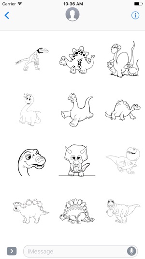 Happy Dino Stickers