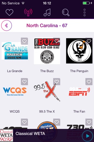 Radio FM US - Live radio, music, sports, talk show screenshot 3