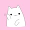 Yuki Neko - Animated Kitty Cat Fun Pet Stickers