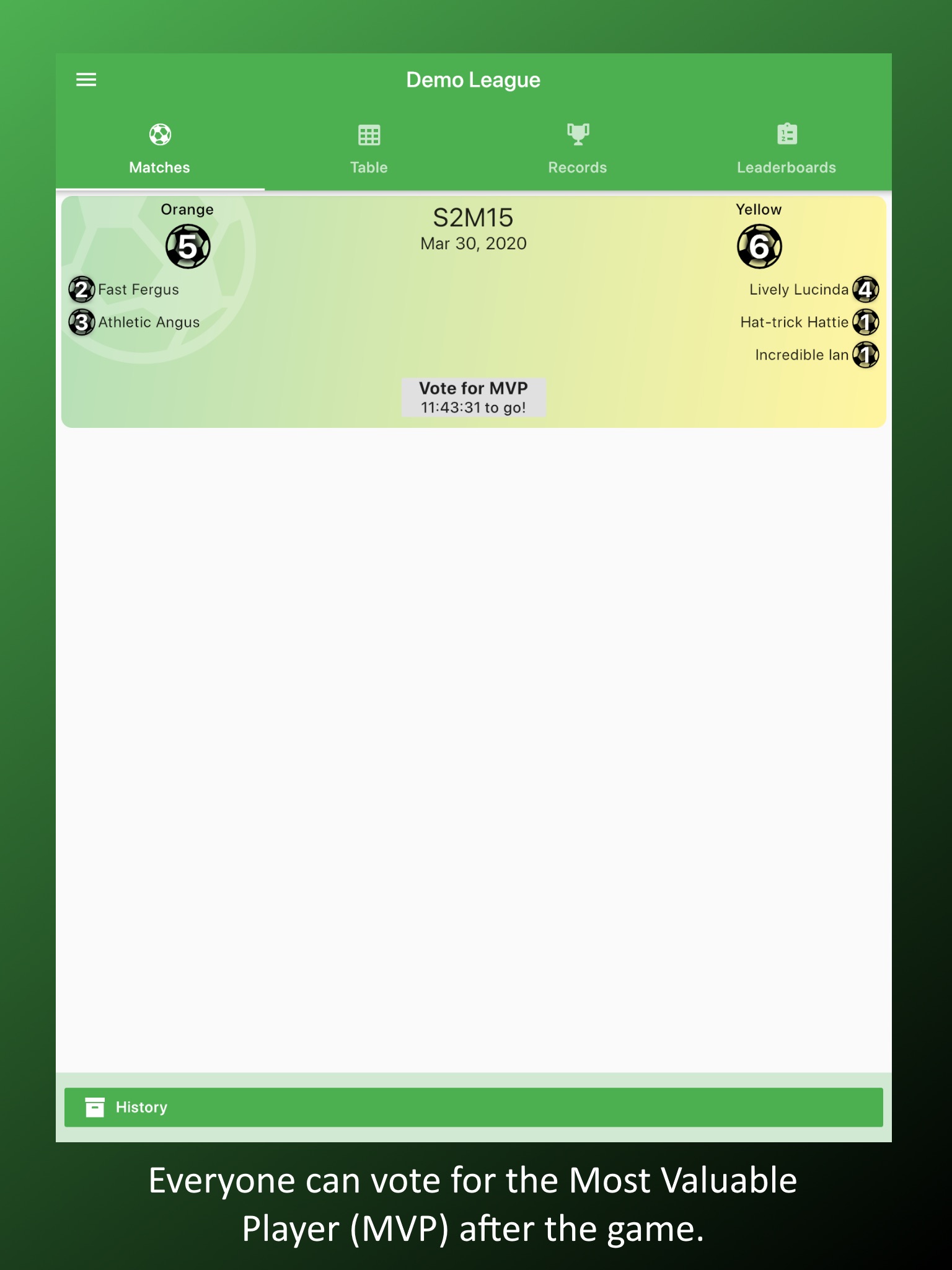 Our League App screenshot 3