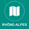 Rhone-Alpes, France : Offline GPS Navigation