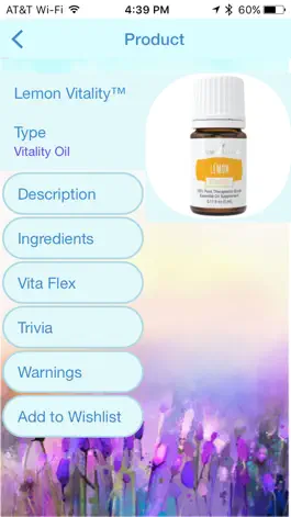 Game screenshot Field Guide to Young Living Essential Oils apk