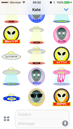 AlienTXTing - Animated UFO Alien Fun Stickers(圖3)-速報App