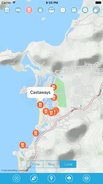 Antigua Island Offline Travel Map Guide screenshot-3